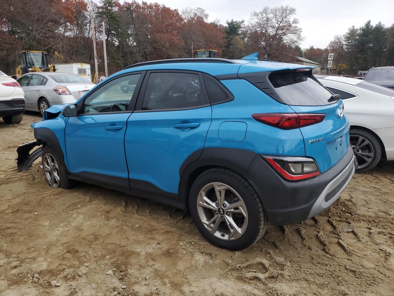2023 Hyundai Kona VIN KM8K3CAB0PU959382 Copart auction photo, front end damage thumbnail 2