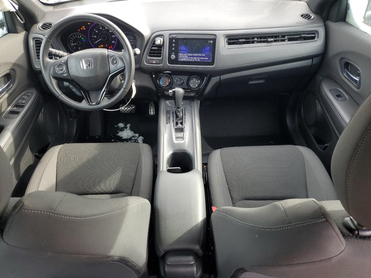 2020 Honda HR-V VIN 3CZRU6H13LM730606 Copart auction photo, front end damage thumbnail 8