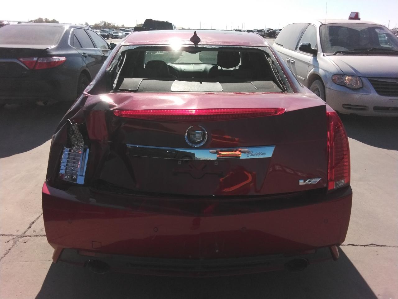 2014 Cadillac CTS VIN 1G6DV5EP0E0110403 Copart auction photo, rear end damage thumbnail 6