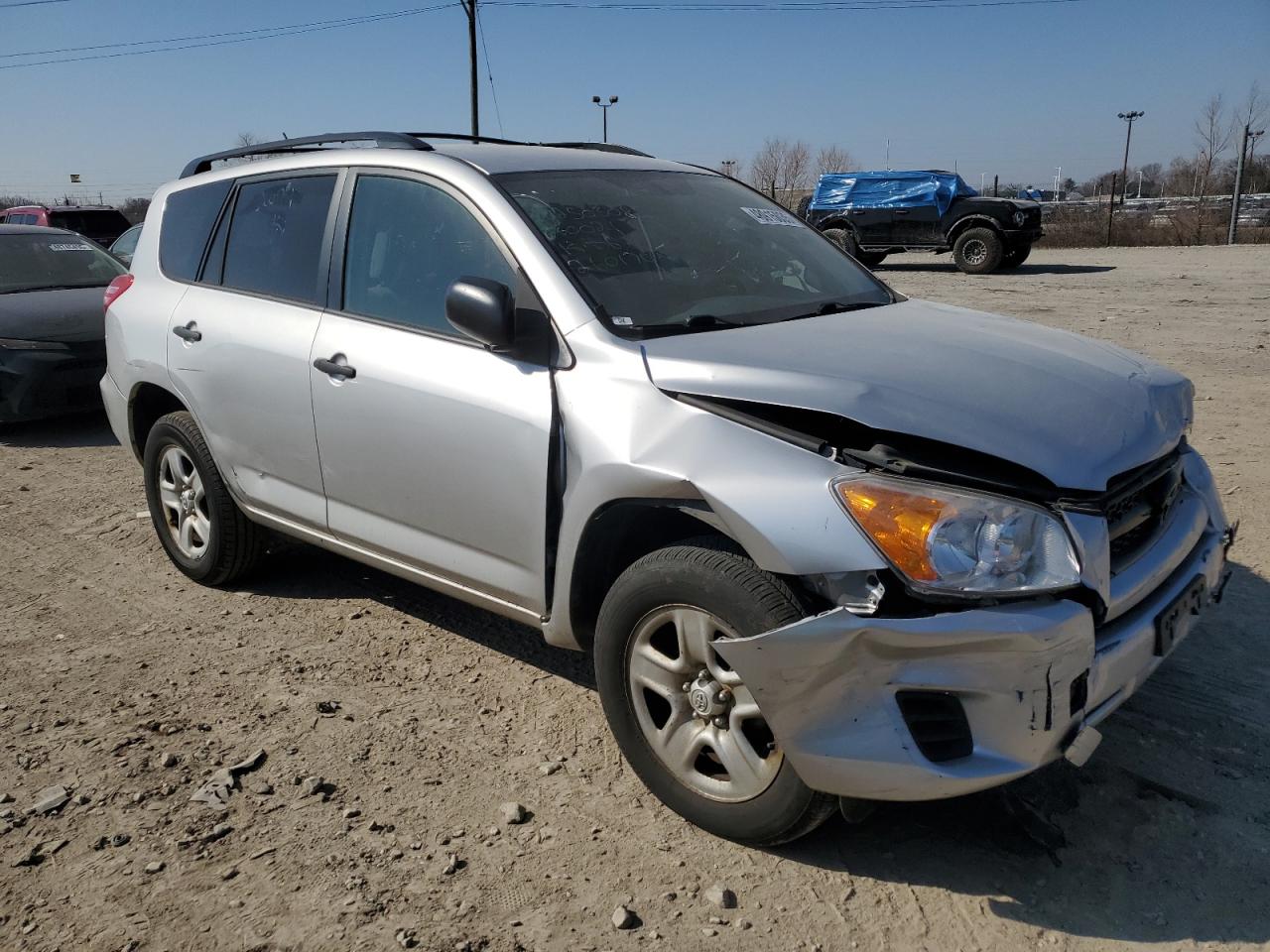 2012 Toyota RAV 4 VIN 2T3BF4DV9CW260174 Copart auction photo, front end / mechanical damage thumbnail 4