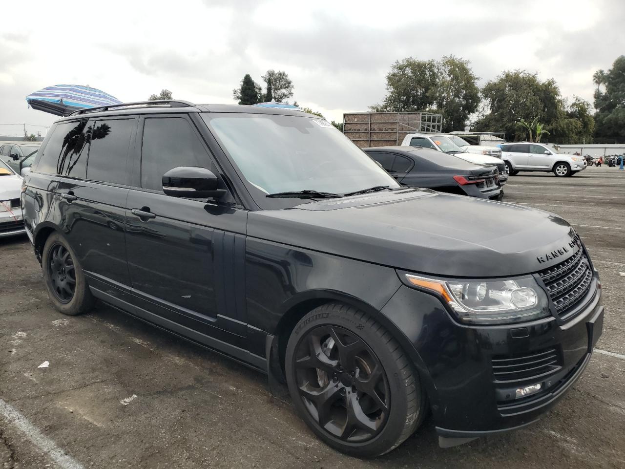 2013 Land Rover Range Rover VIN SALGS2EFXDA117823 Copart auction photo, rear end damage thumbnail 4