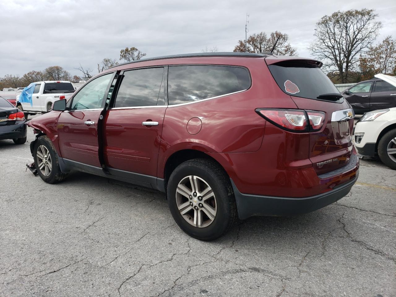 2017 Chevrolet Traverse VIN 1GNKVHKD7HJ281784 Copart auction photo, front end damage thumbnail 2