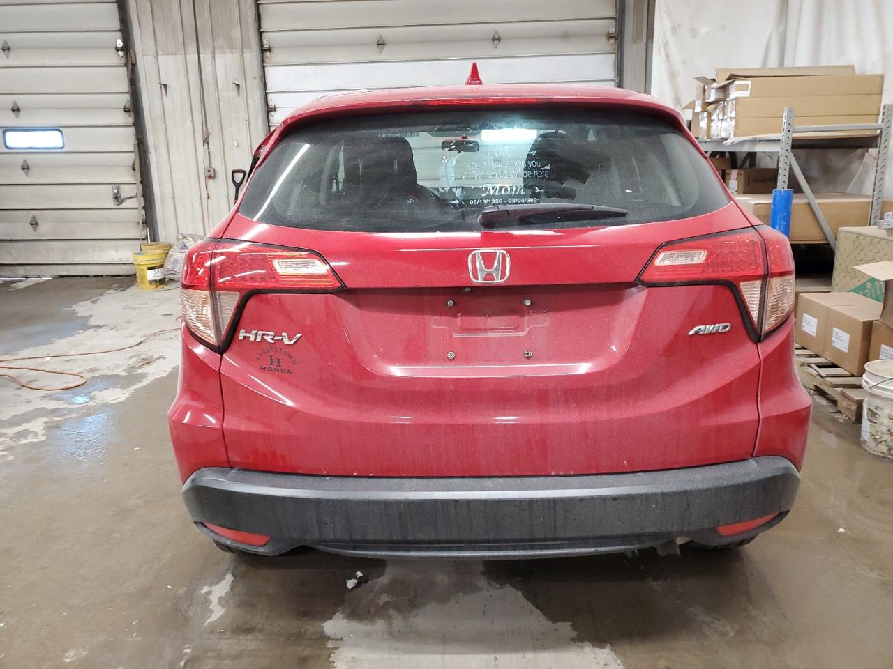 2017 Honda HR-V VIN 3CZRU6H38HM715317 Copart auction photo, side damage thumbnail 6
