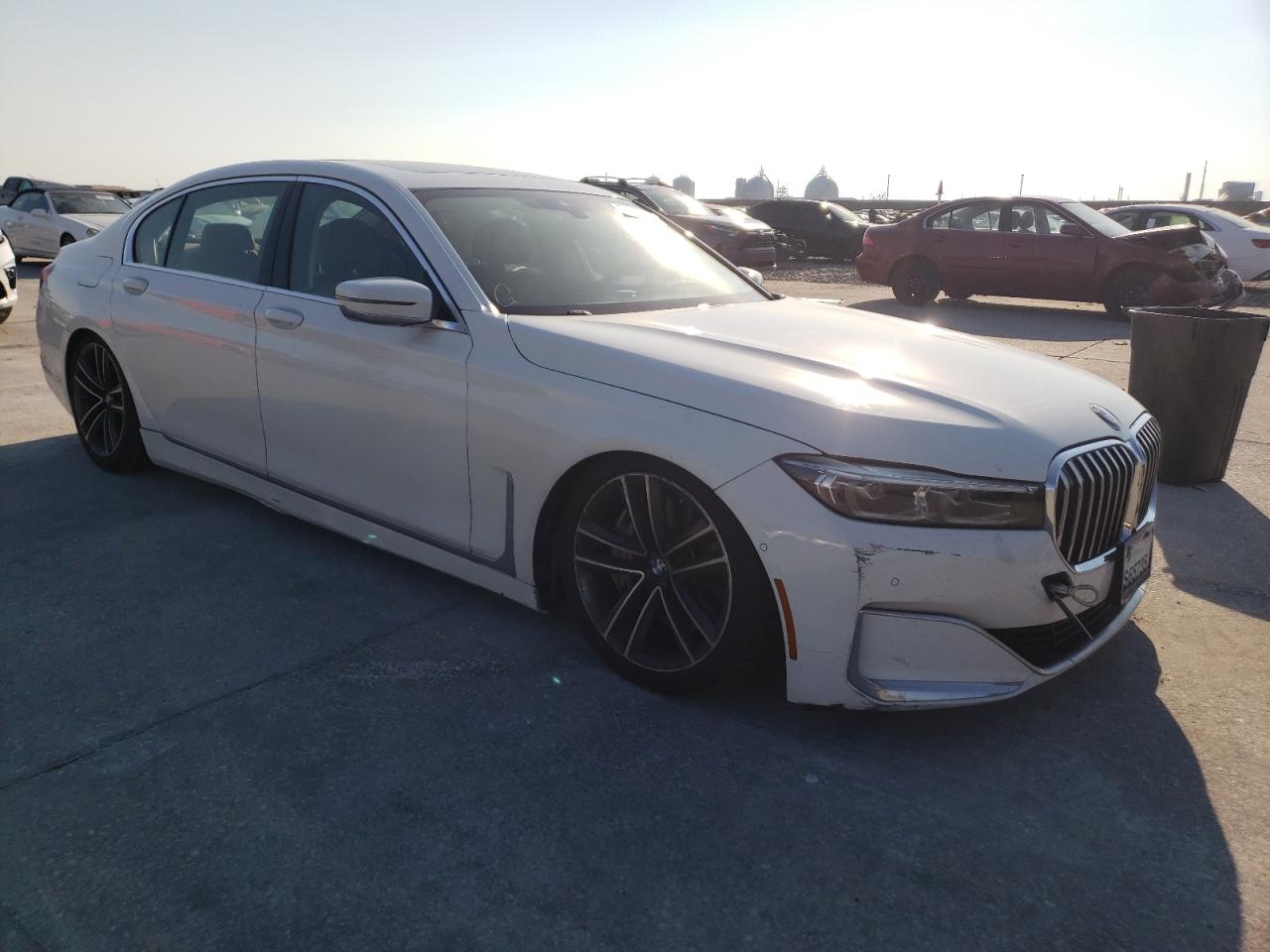 2020 BMW 7er VIN WBA7U2C02LGM27246 Copart auction photo, undercarriage / mechanical damage thumbnail 4
