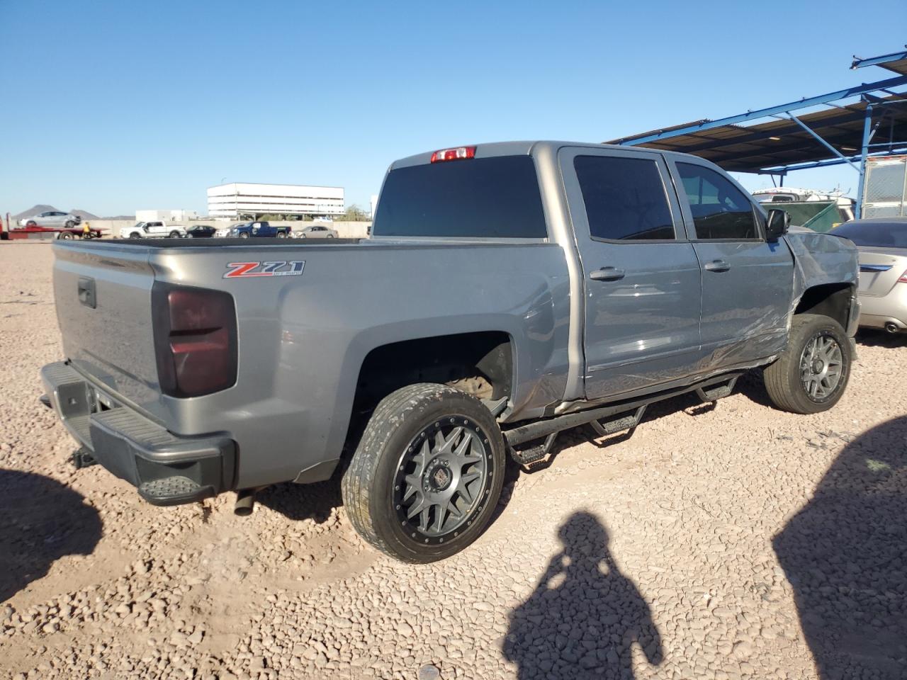 2017 Chevrolet Silverado VIN 3GCUKRECXHG218439 Copart auction photo, front end damage thumbnail 3