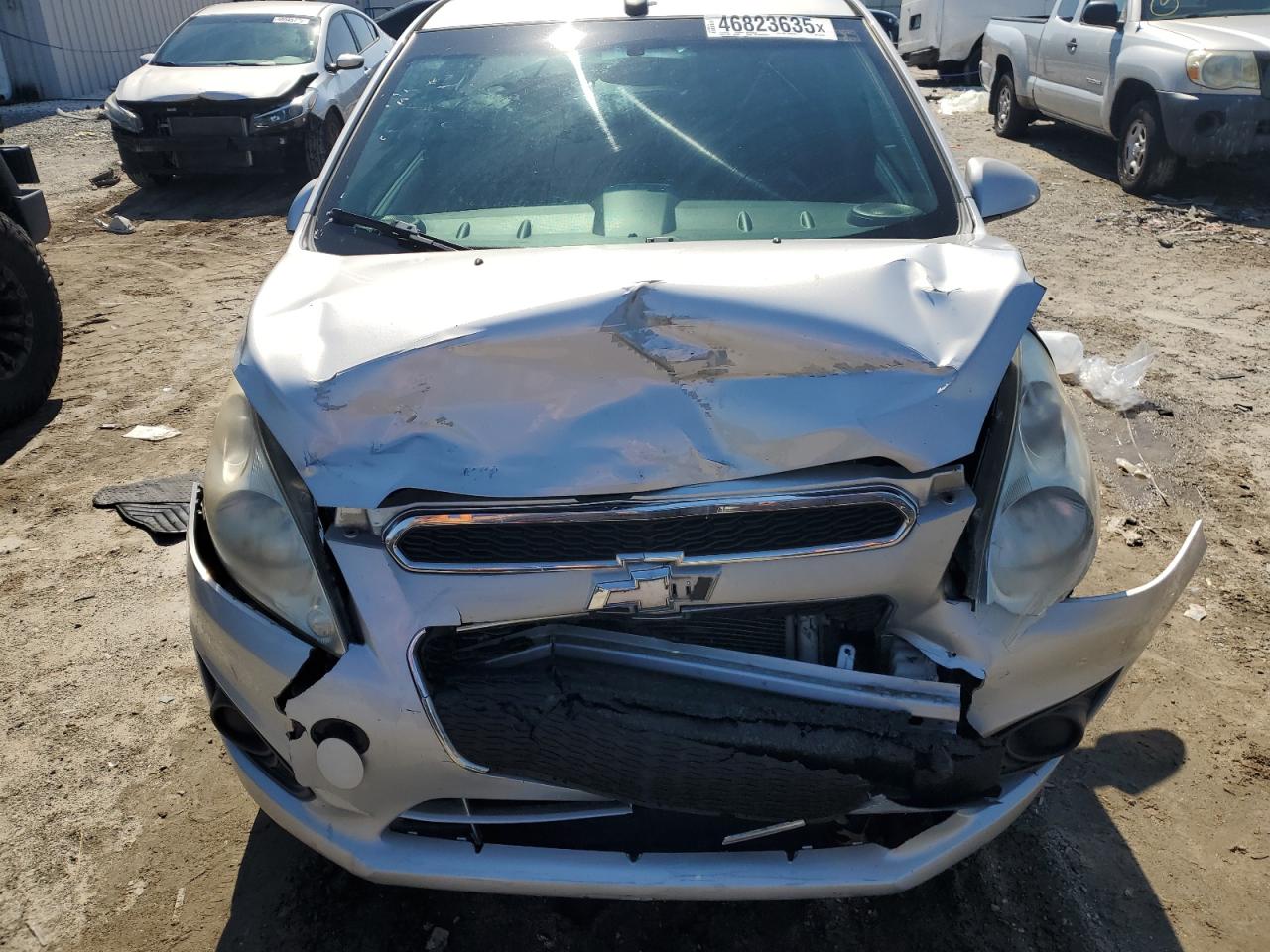2014 Chevrolet Spark VIN KL8CD6S94EC554950 Copart auction photo, front end damage thumbnail 5