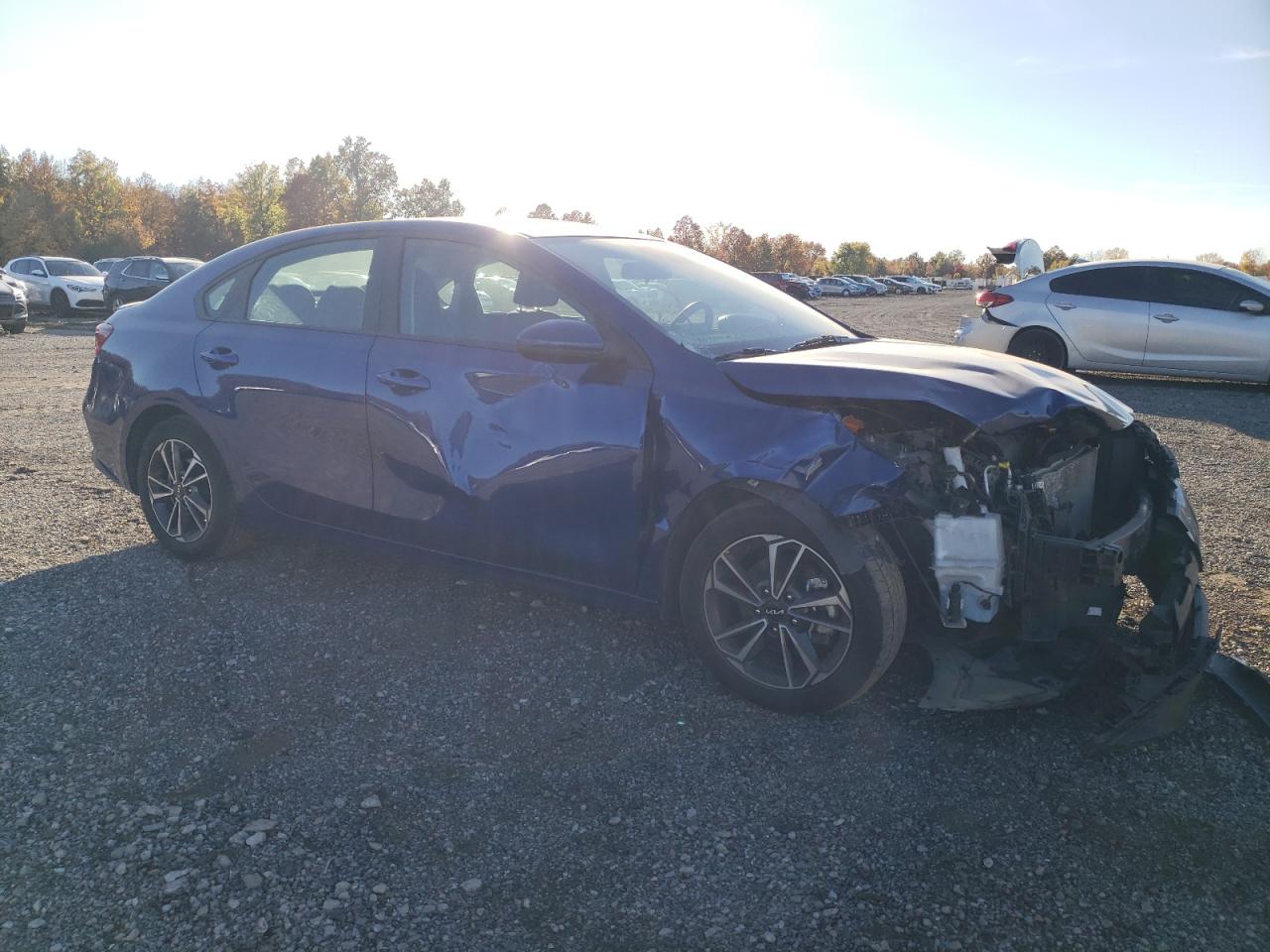 2024 KIA Forte VIN 3KPF24AD4RE725389 Copart auction photo, front end / side damage thumbnail 4