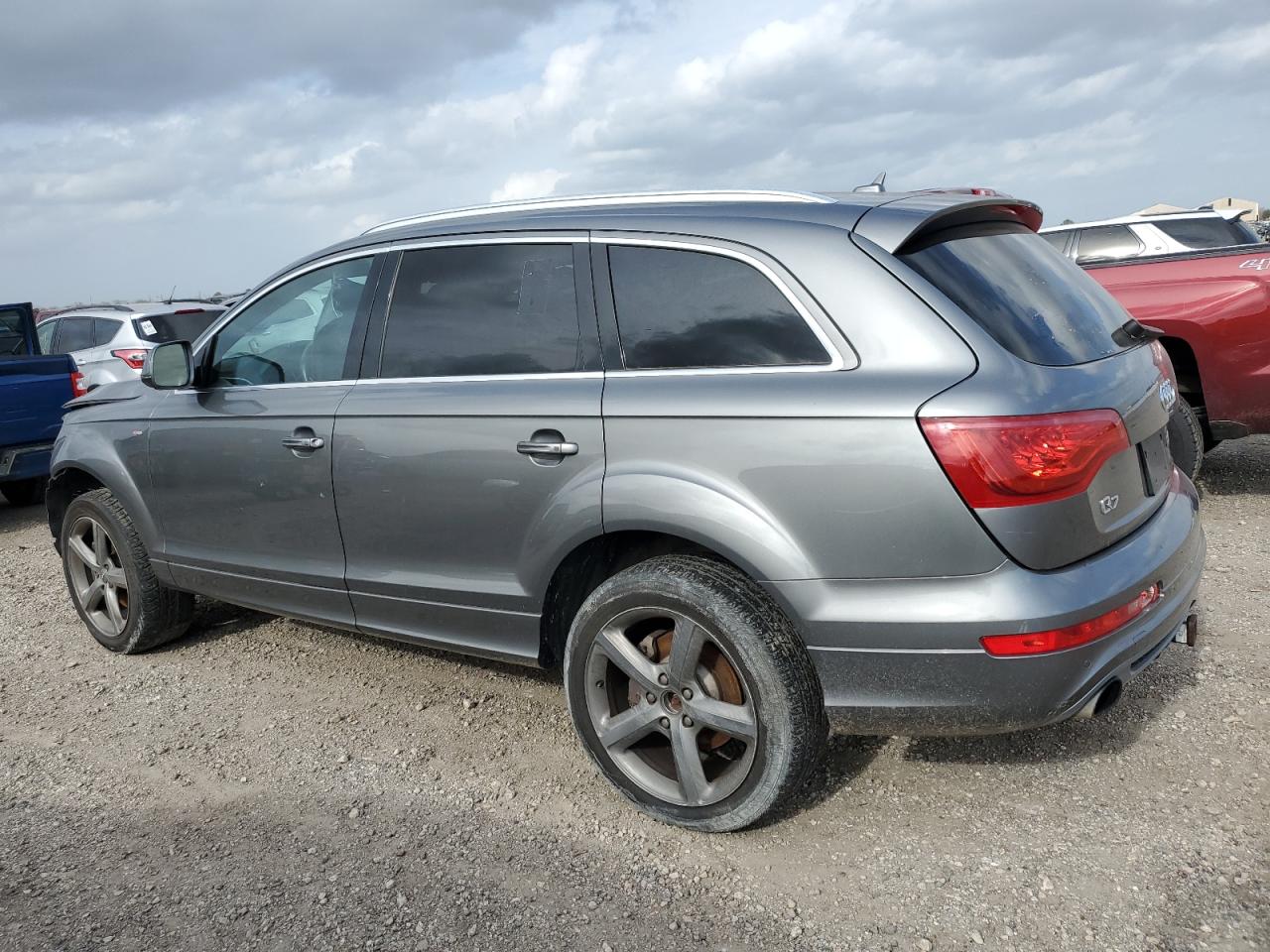 2015 Audi Q7 VIN WA1WGCFEXFD001257 Copart auction photo, front end / mechanical damage thumbnail 2