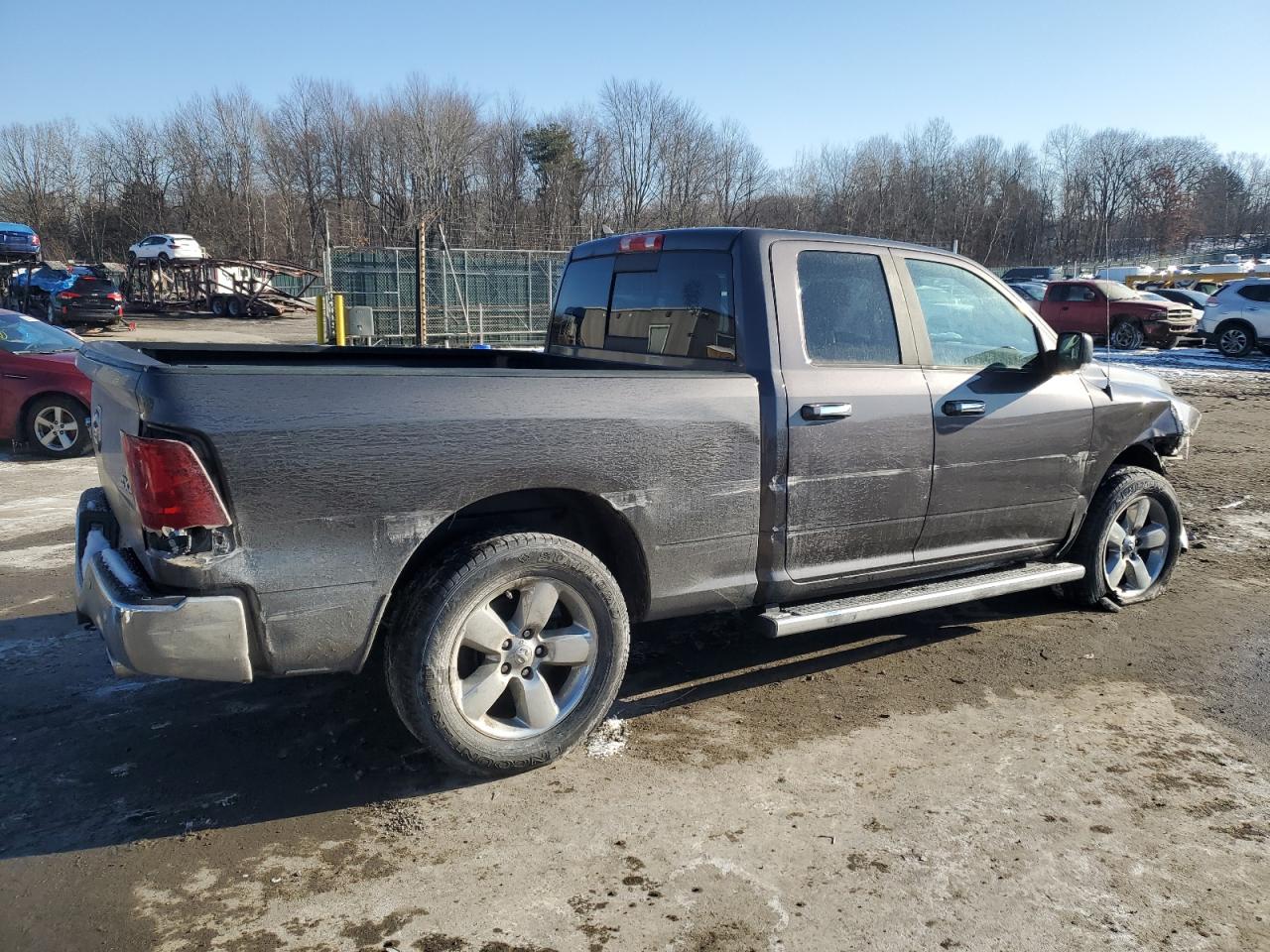 2017 RAM 1500 VIN 1C6RR7GT5HS745436 Copart auction photo, front end / side damage thumbnail 3