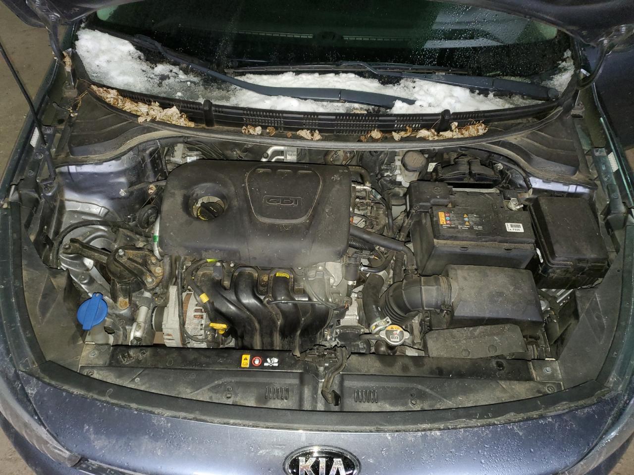 2019 KIA Rio VIN 3KPA24AB1KE225351 Copart auction photo, front end damage thumbnail 11