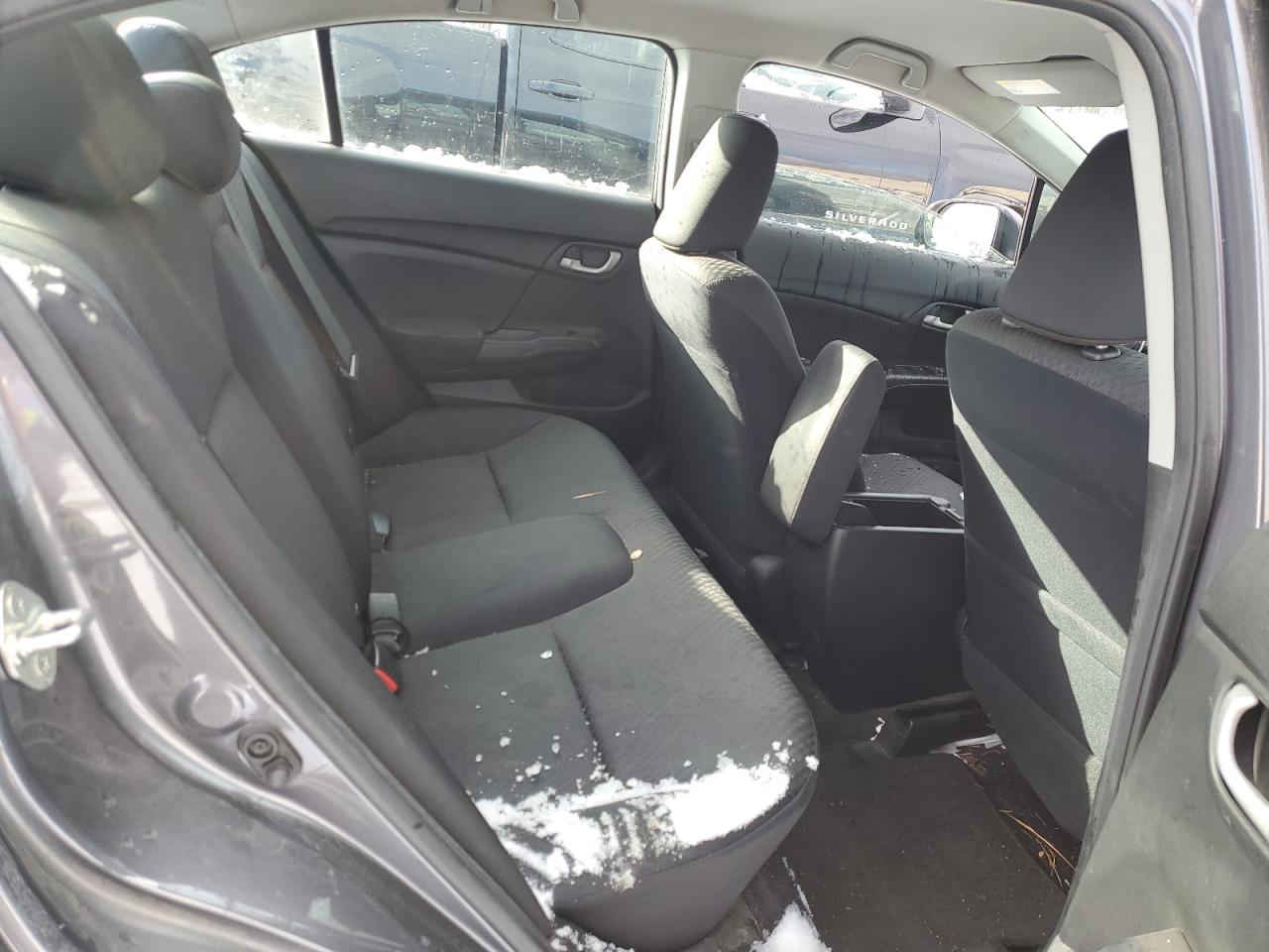 2014 Honda Civic VIN 2HGFB2F51EH502507 Copart auction photo, side damage thumbnail 10
