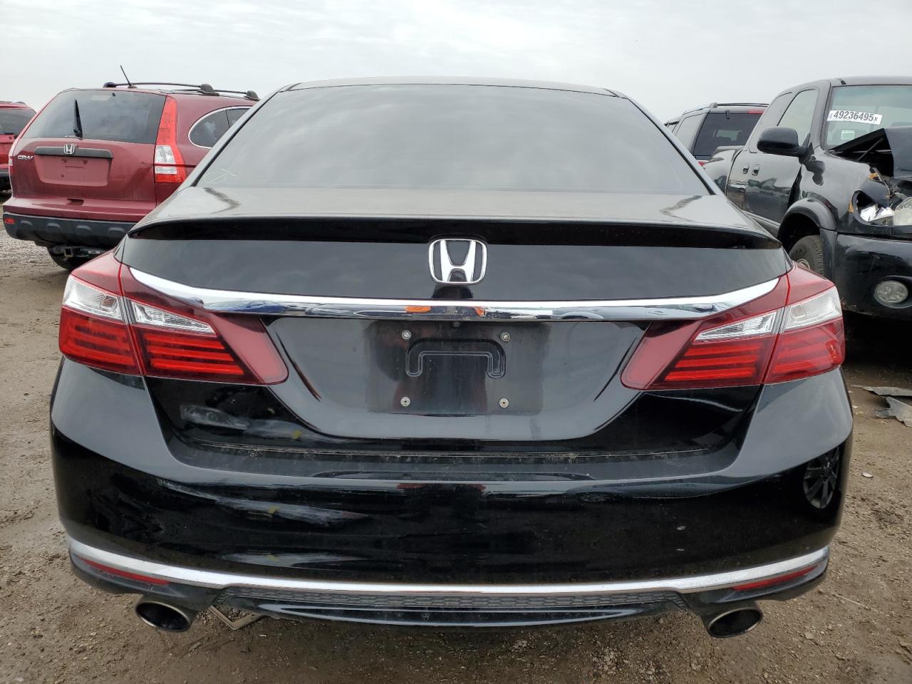 2017 Honda Accord VIN 1HGCR2E59HA203365 Copart auction photo, front end damage thumbnail 6