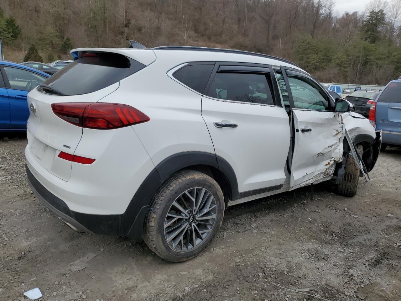 2020 Hyundai Tucson VIN KMBJ3CAL3LU115884 Copart auction photo, front end / side damage thumbnail 3