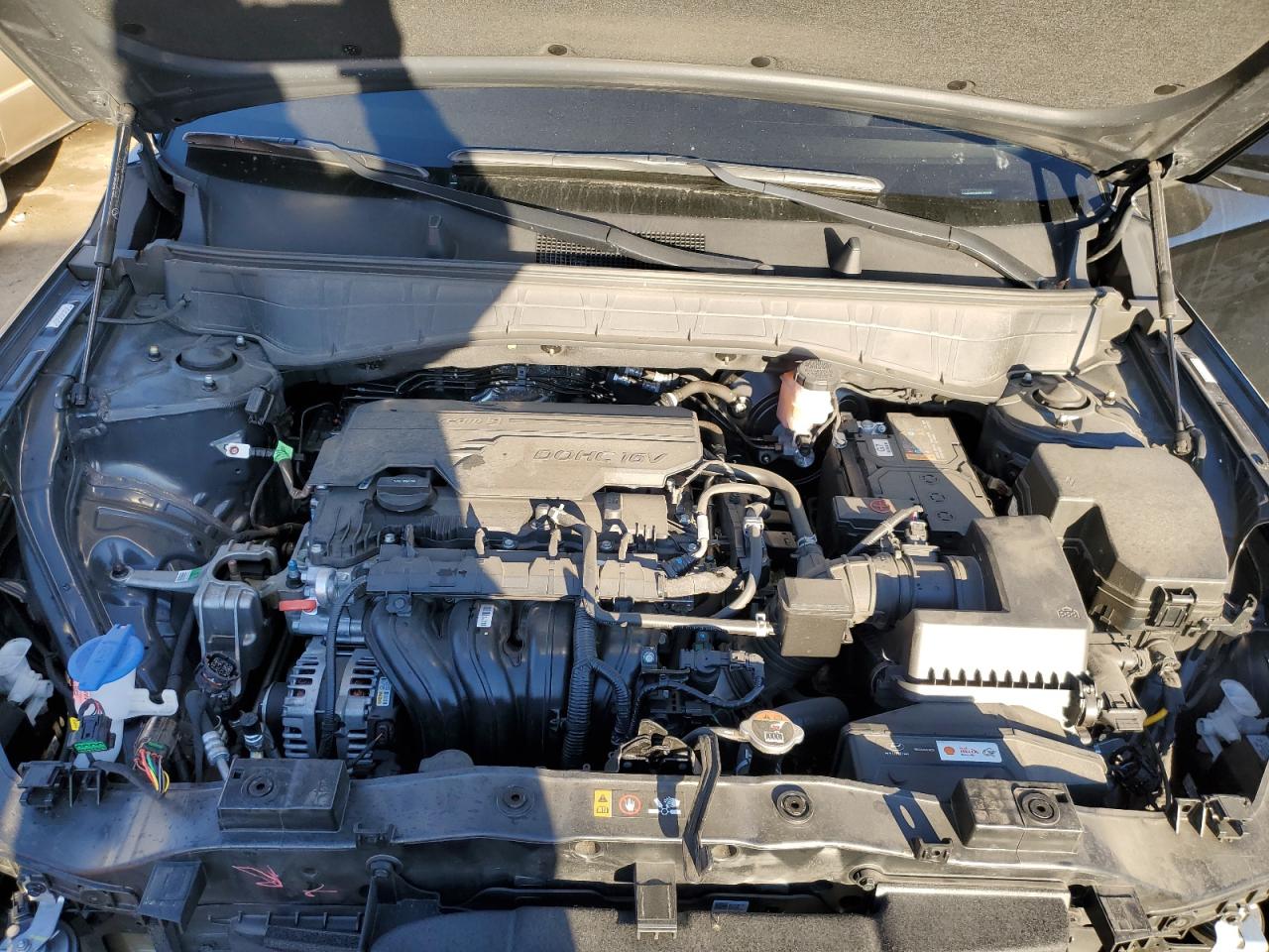2024 Hyundai Kona VIN KM8HBCAB2RU105218 Copart auction photo, rear end damage thumbnail 12