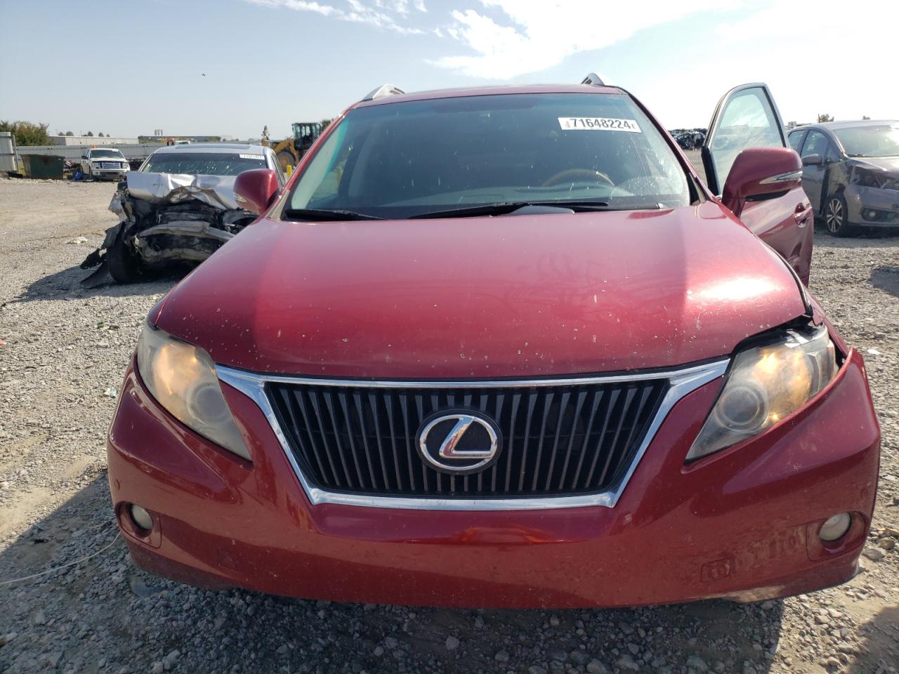 2010 Lexus RX VIN 2T2BK1BA1AC023014 Copart auction photo, side damage thumbnail 5