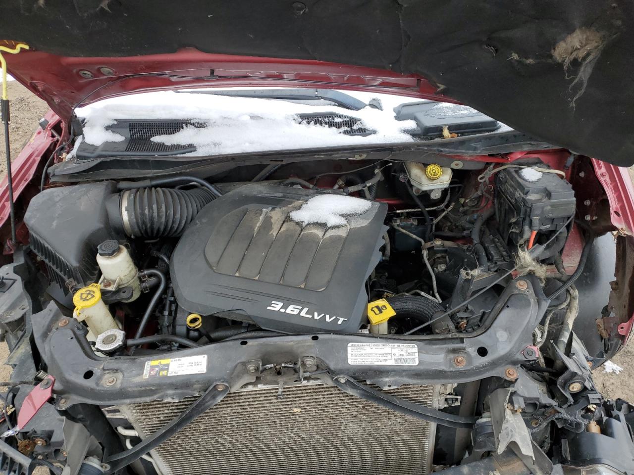 2013 Chrysler Town & Country VIN 2C4RC1CG5DR614065 Copart auction photo, all over damage thumbnail 12