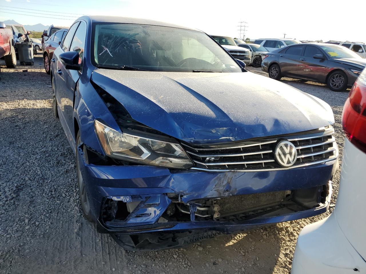 2017 Volkswagen Passat VIN 1VWDT7A36HC008993 Copart auction photo, front end damage thumbnail 5