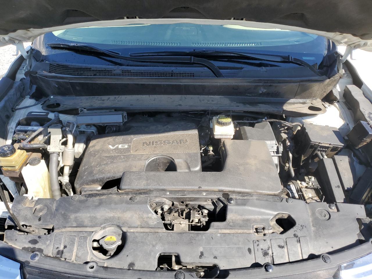 2017 Nissan Pathfinder VIN 5N1DR2MM6HC633480 Copart auction photo, front end / rear end damage thumbnail 12