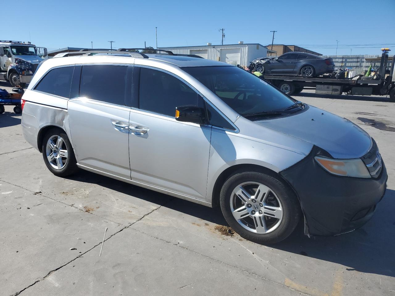 2012 Honda Odyssey VIN 5FNRL5H9XCB019269 Copart auction photo, rear end damage thumbnail 4