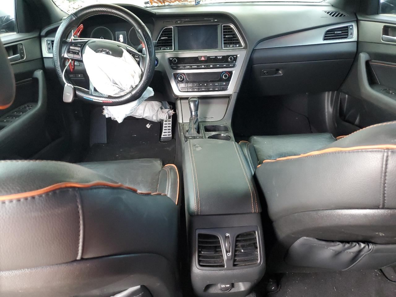 2015 Hyundai Sonata VIN 5NPE34AB6FH192511 Copart auction photo, front end / minor dent/scratches damage thumbnail 8