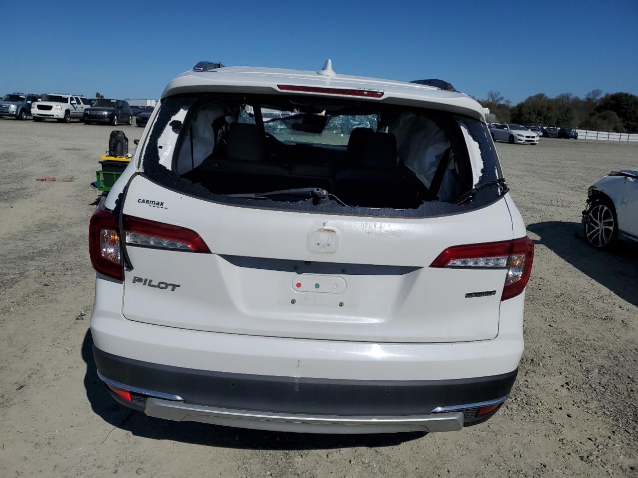 2021 Honda Pilot VIN 5FNYF5H91MB015535 Copart auction photo, all over damage thumbnail 6