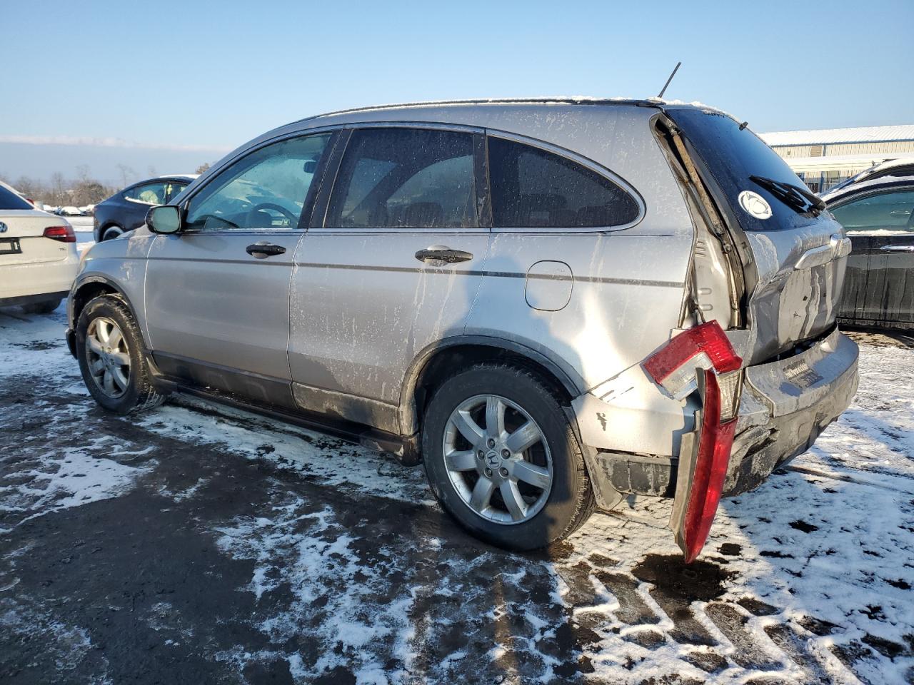 2007 Honda CR-V VIN JHLRE48527C066268 Copart auction photo, rear end damage thumbnail 2