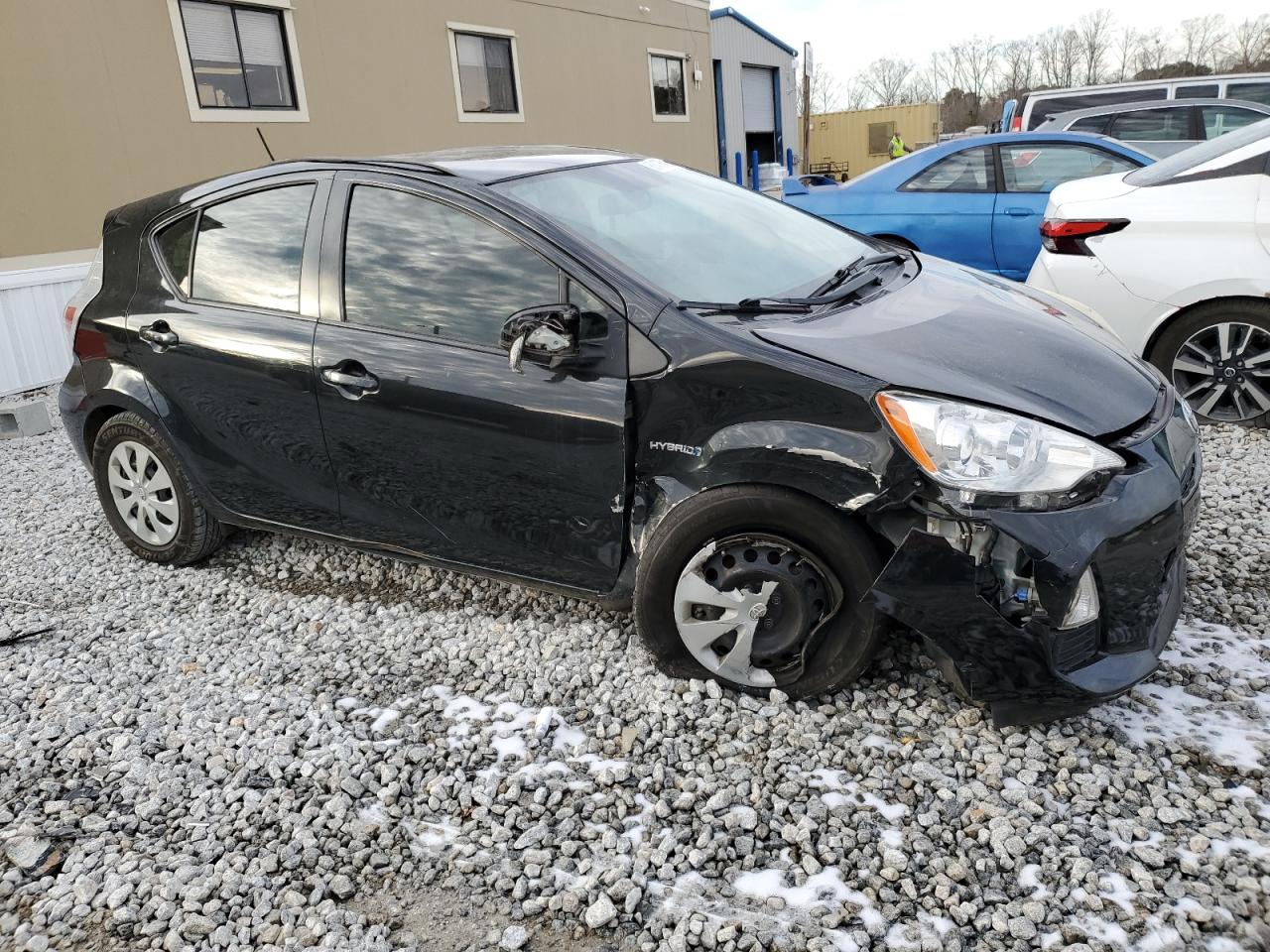 2013 Toyota Prius VIN JTDKDTB36D1545335 Copart auction photo, front end / side damage thumbnail 4