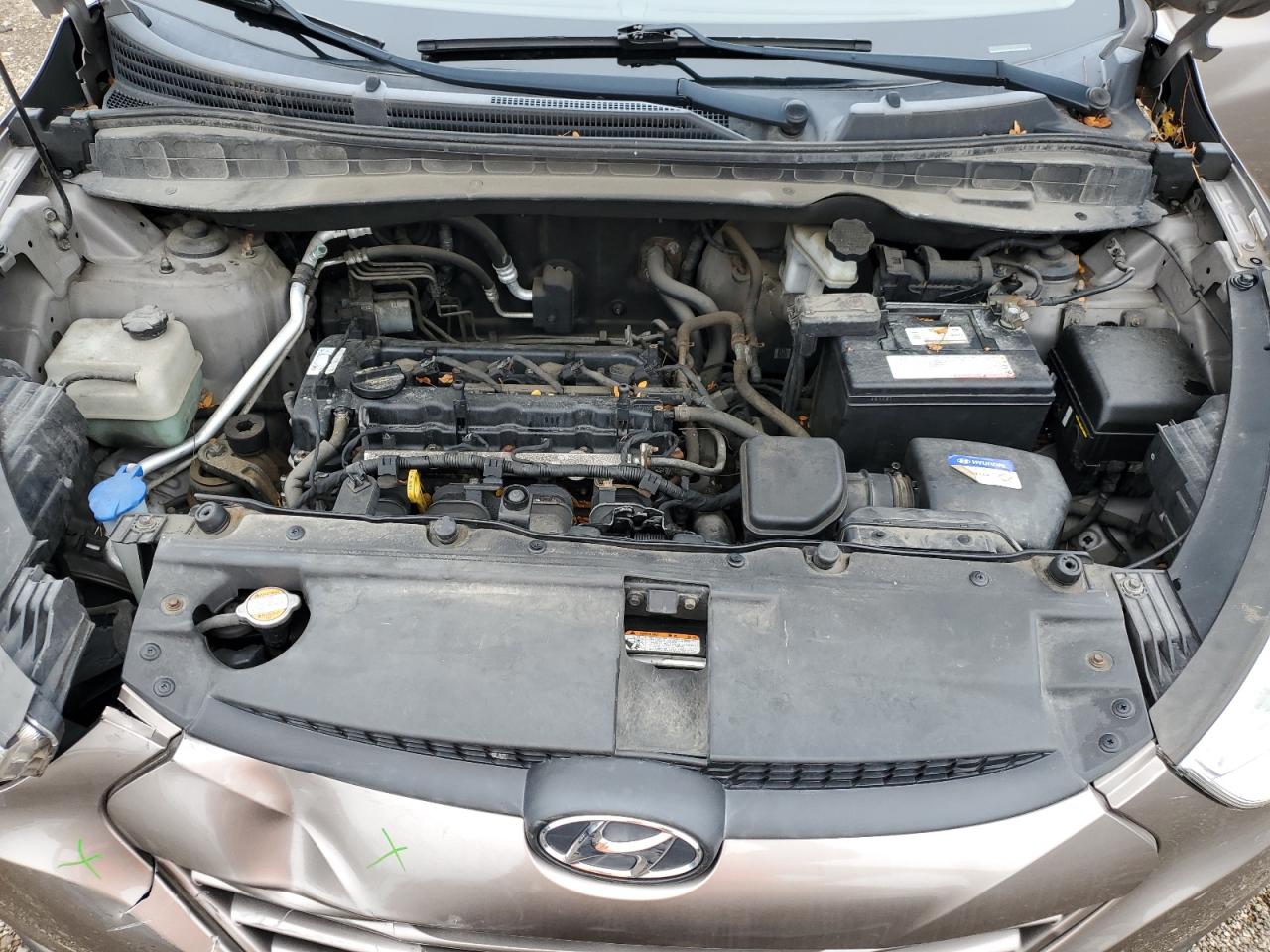 2011 Hyundai Tucson VIN KM8JT3AB1BU160604 Copart auction photo, front end damage thumbnail 12