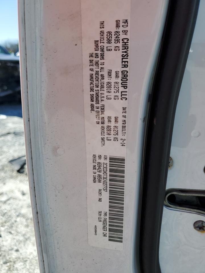 2014 Dodge Charger VIN 2C3CDXDT3EH227737 Copart auction photo, front end damage thumbnail 15