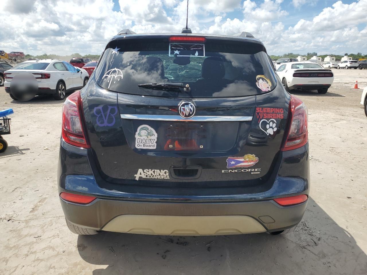 2019 Buick Encore VIN KL4CJGSM7KB765601 Copart auction photo, front end damage thumbnail 6