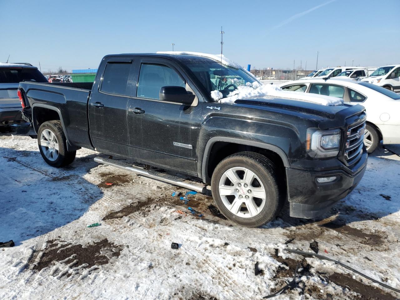 2017 GMC Sierra VIN 1GTV2MEC1HZ111268 Copart auction photo, rear end damage thumbnail 4