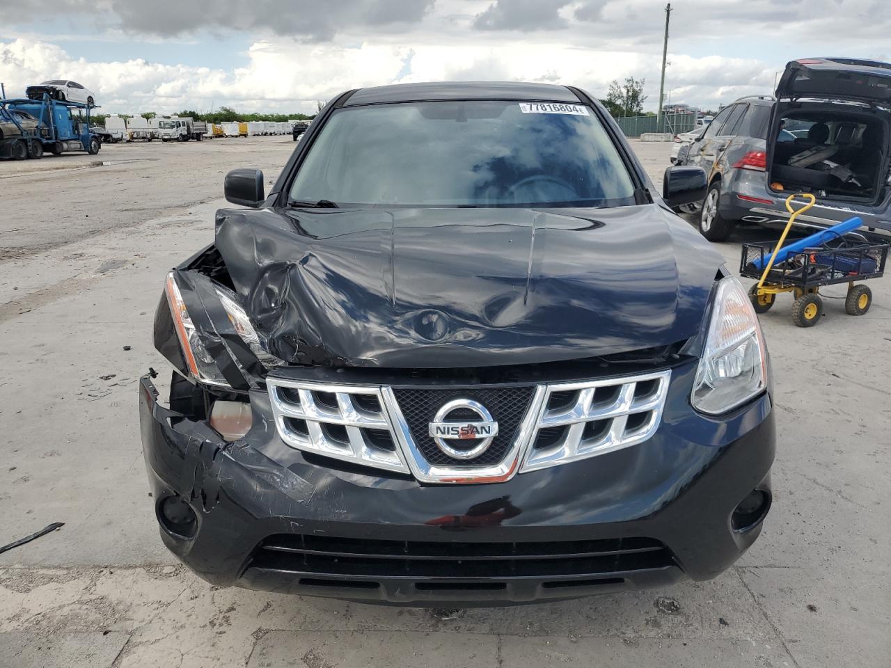 2012 Nissan Rogue VIN JN8AS5MT4CW601319 Copart auction photo, front end damage thumbnail 5