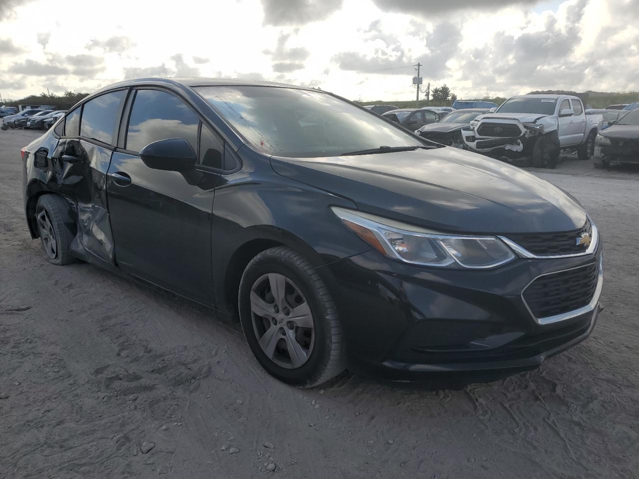 2018 Chevrolet Cruze VIN 1G1BC5SM1J7188459 Copart auction photo, side / rear end damage thumbnail 4