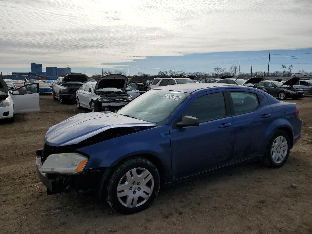 2012 Dodge Avenger VIN 1C3CDZAB3CN324612