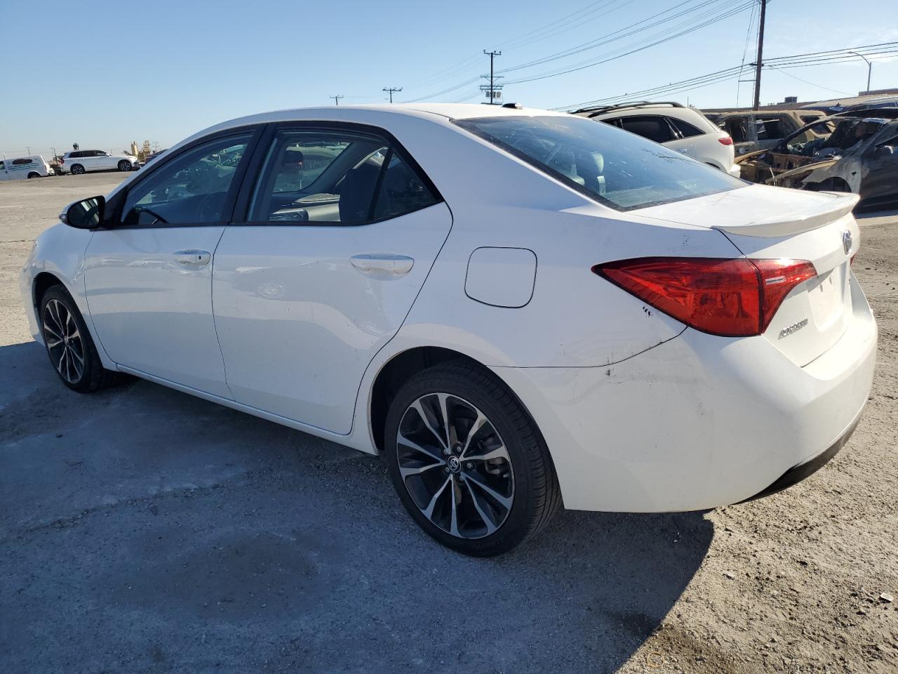 2017 Toyota Corolla VIN 2T1BURHE4HC799381 Copart auction photo, side / front end damage thumbnail 2