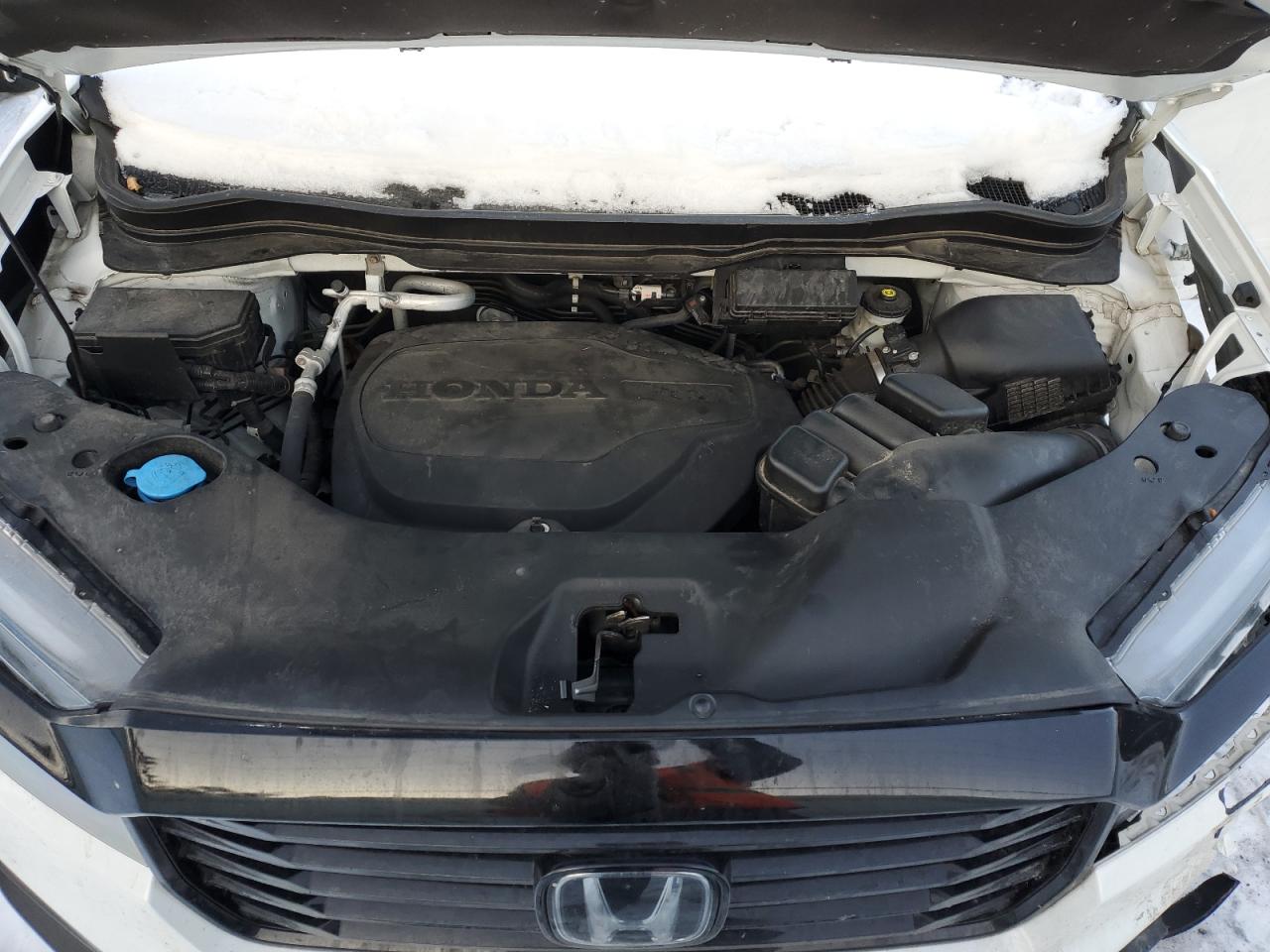 2021 Honda Ridgeline VIN 5FPYK3F8XMB007631 Copart auction photo, front end / undercarriage damage thumbnail 11