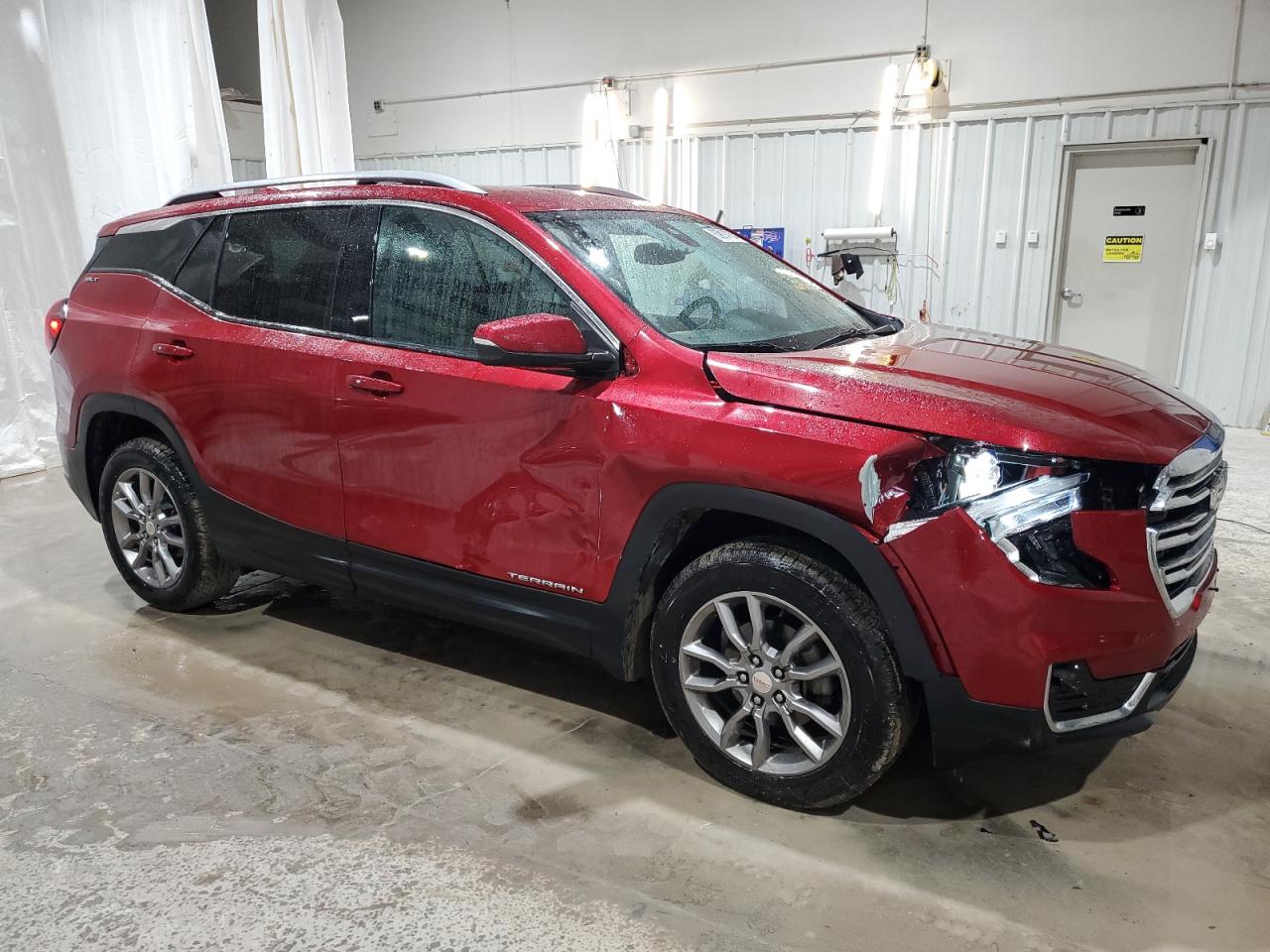 2022 GMC Terrain VIN 3GKALVEV3NL209731 Copart auction photo, front end / side damage thumbnail 4