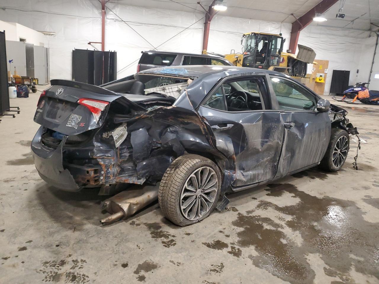 2014 Toyota Corolla VIN 5YFBURHE8EP022536 Copart auction photo, all over damage thumbnail 3