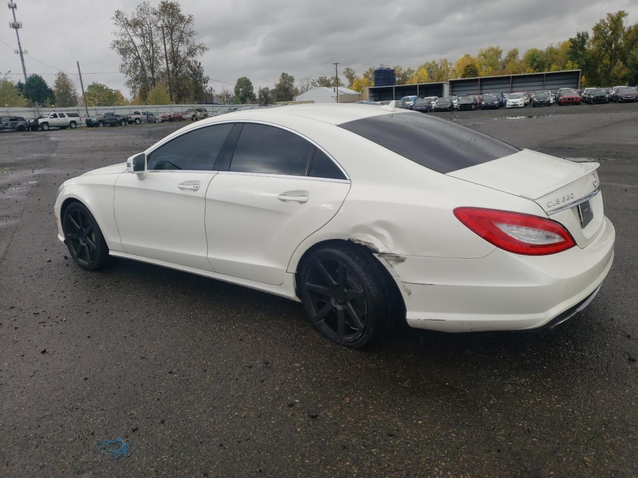 2013 Mercedes-Benz Cls-klasse VIN WDDLJ7DB3DA087297 Copart auction photo, undercarriage / rear end damage thumbnail 2