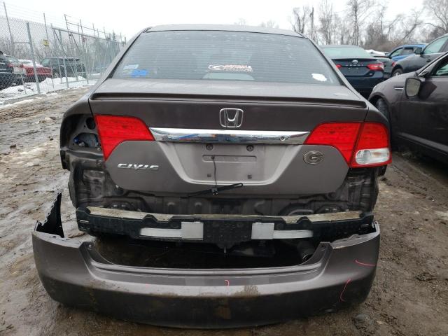 2010 Honda Civic VIN 2HGFA1F60AH526426 Copart auction photo, side / all over damage thumbnail 6