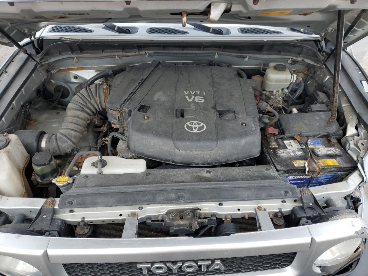 2008 Toyota FJ Cruiser VIN JTEBU11F38K012550 Copart auction photo, front end / undercarriage damage thumbnail 12