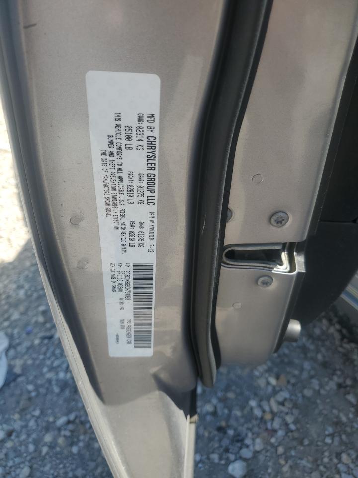 2013 Dodge Charger VIN 2C3CDXBG9DH734968 Copart auction photo, side / rear end damage thumbnail 14
