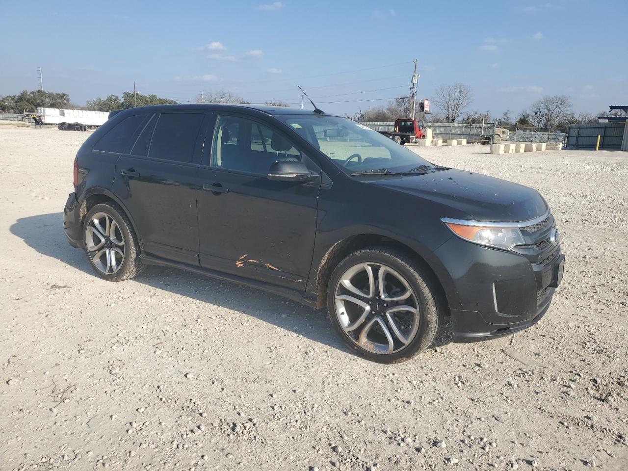 2014 Ford Edge VIN 2FMDK3AK2EBB75414 Copart auction photo, rear end / minor dent/scratches damage thumbnail 4