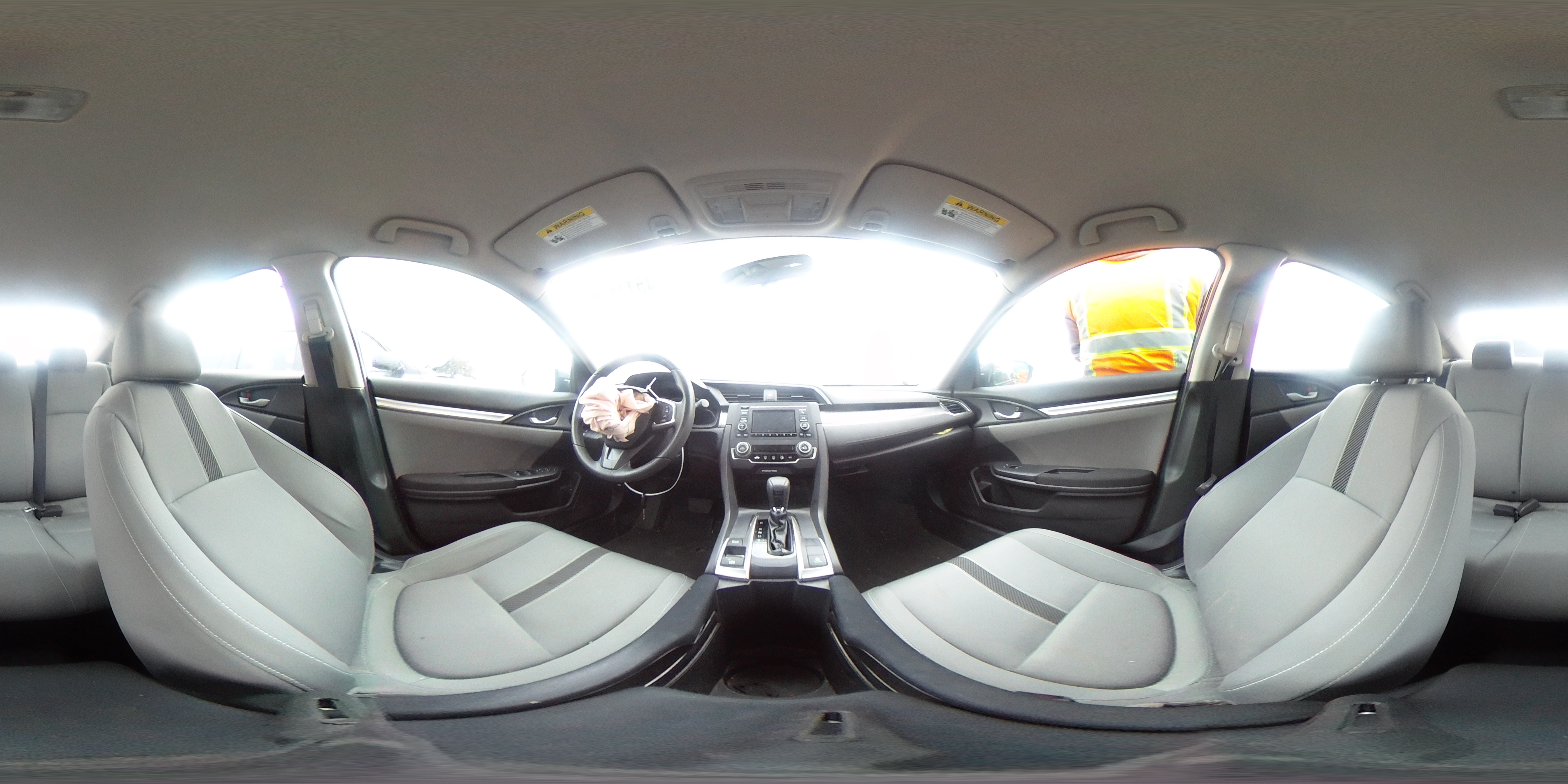 2016 Honda Civic VIN 19XFC2F53GE015495 Copart auction photo, front end damage thumbnail 13