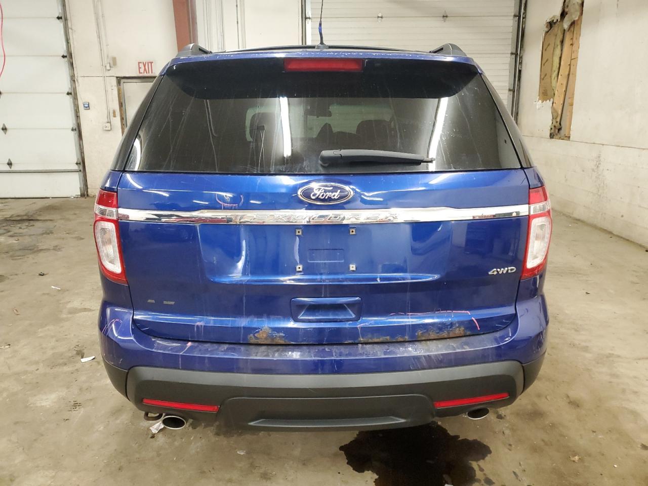 2013 Ford Explorer VIN 1FM5K8B83DGA19796 Copart auction photo, front end / rear end damage thumbnail 6