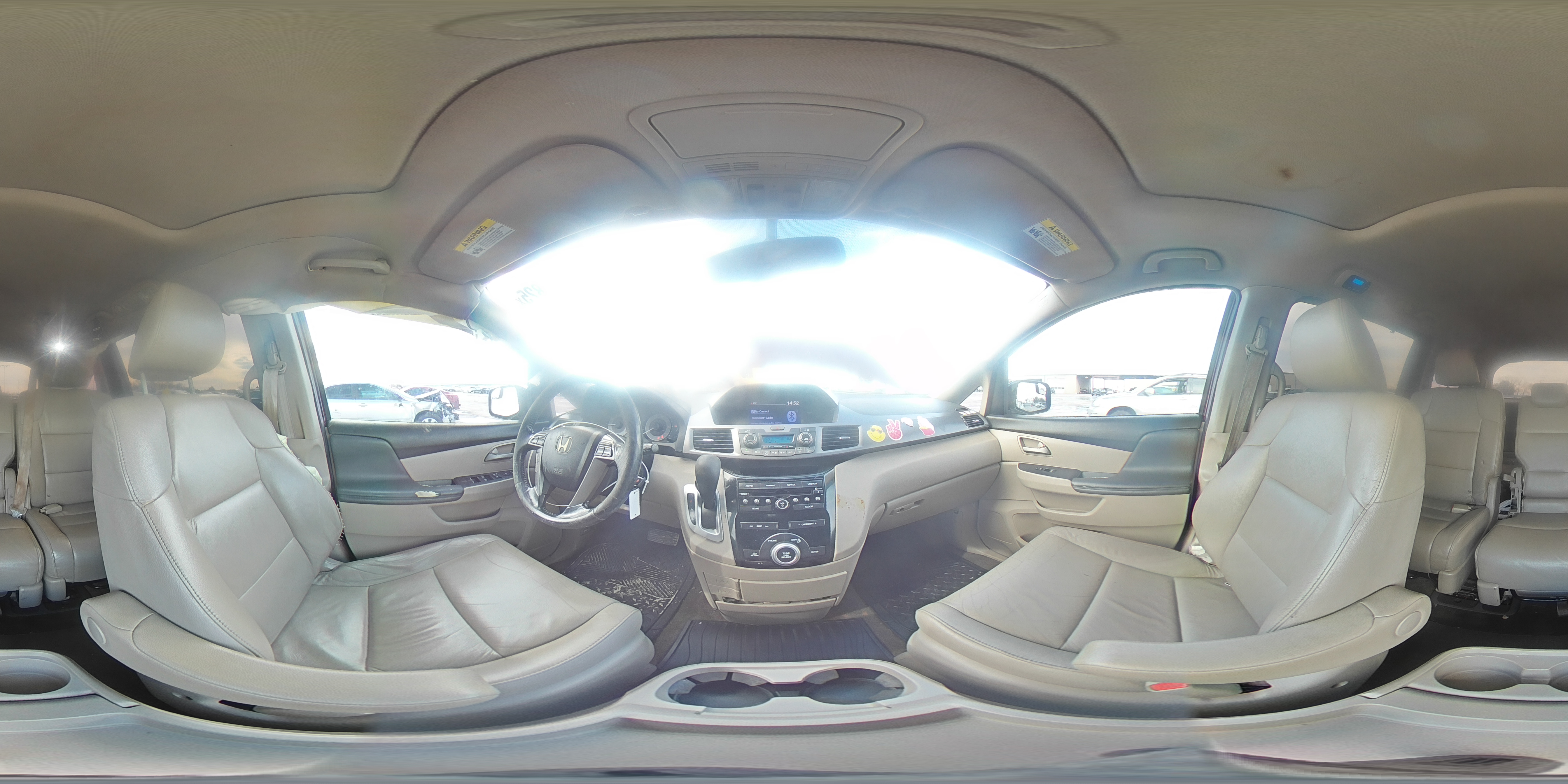 2013 Honda Odyssey VIN 5FNRL5H61DB042057 Copart auction photo, side damage thumbnail 13