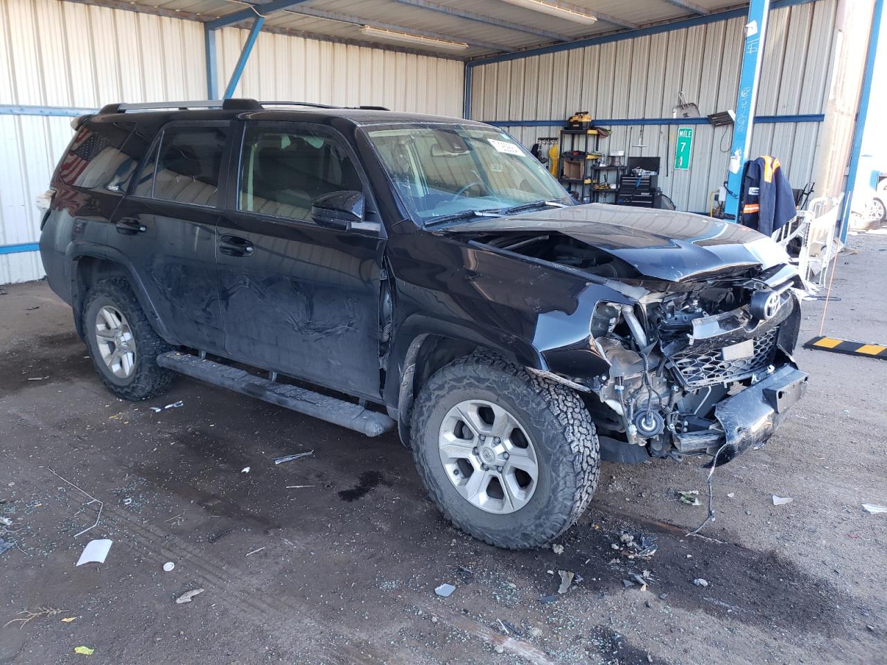 2022 Toyota 4Runner VIN JTEEU5JR6N5264320 Copart auction photo, front end damage thumbnail 4