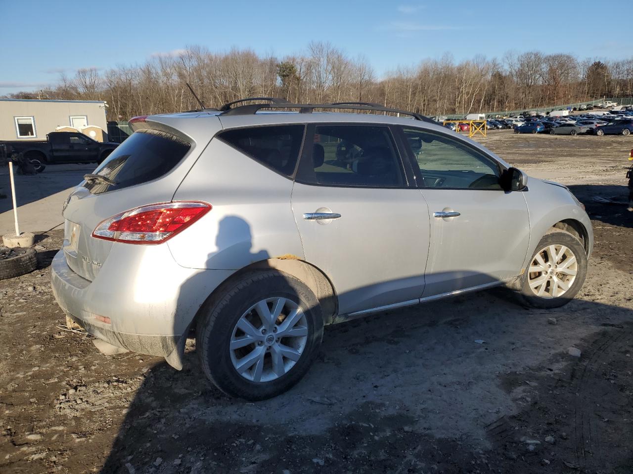 2012 Nissan Murano VIN JN8AZ1MW5CW237412 Copart auction photo, front end / side damage thumbnail 3
