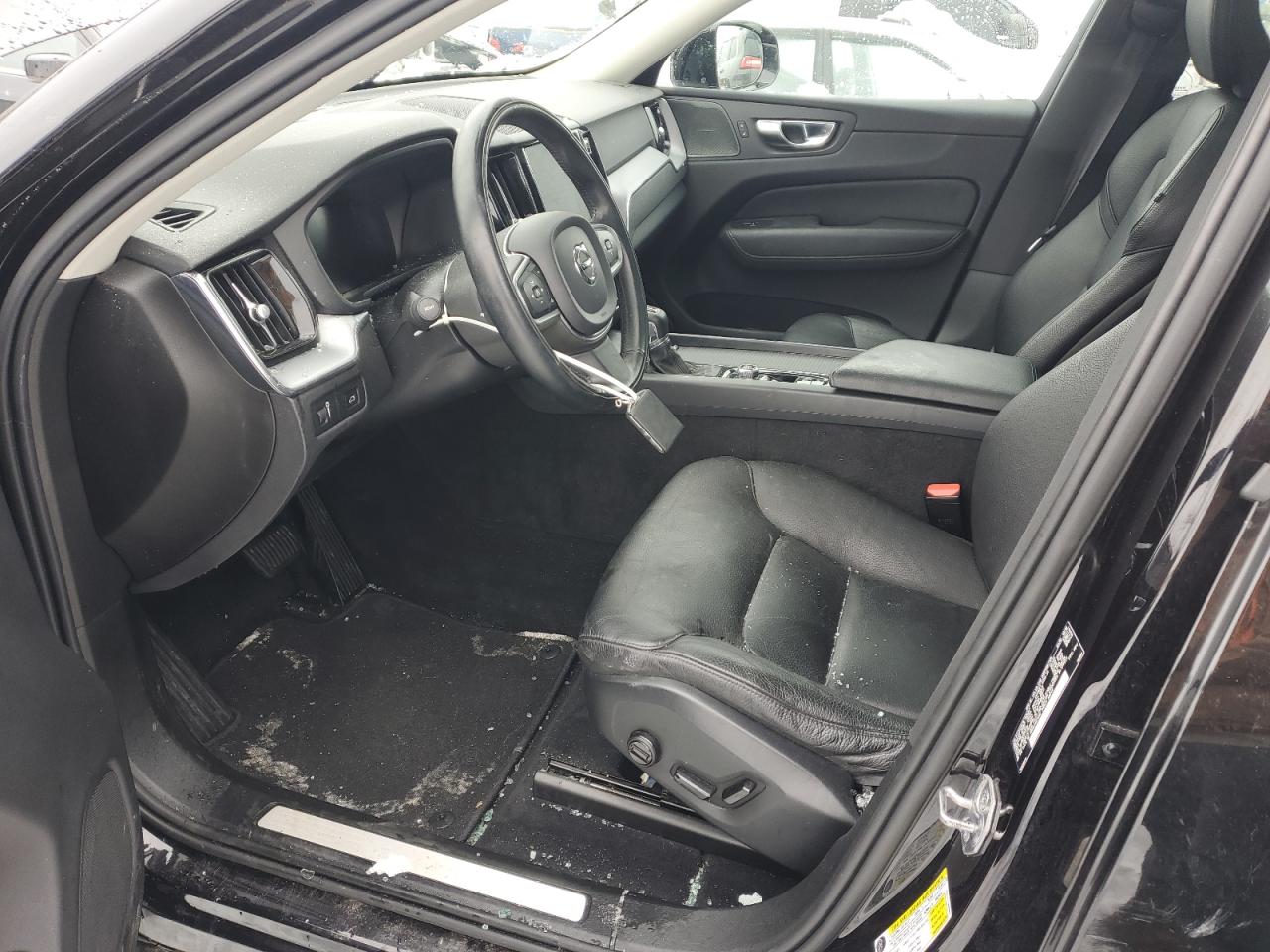 2020 Volvo XC60 VIN YV4102RK9L1534341 Copart auction photo, front end / side damage thumbnail 7