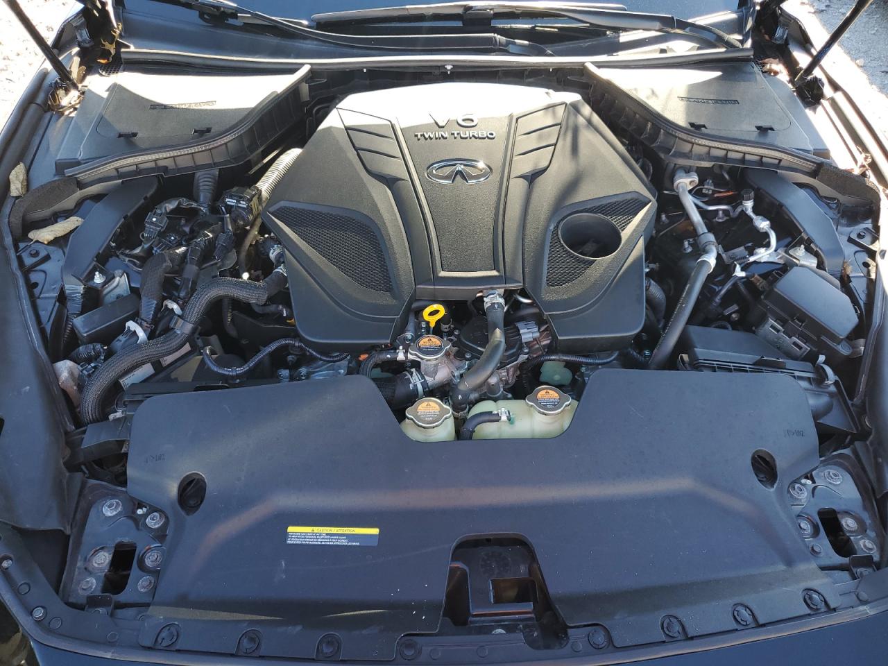 2021 Infiniti Q50 VIN JN1EV7CR4MM754790 Copart auction photo, front end / side damage thumbnail 11